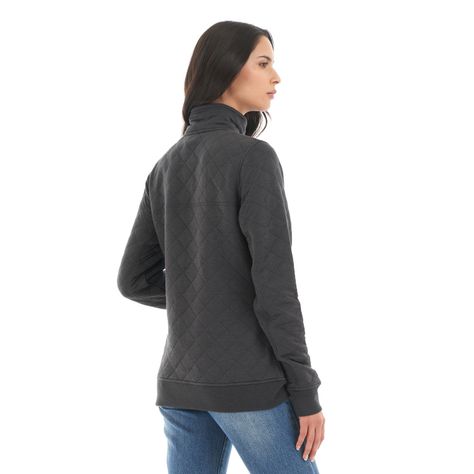 Poleron Mujer Tokerau insulado Negro Haka Honu V22-4