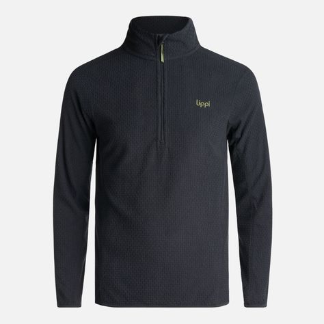 Poleron Teen Boy Mild Nano-F 14 Zip Negro Lippi I24-0