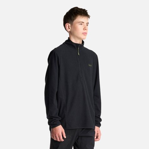 Poleron Teen Boy Mild Nano-F 14 Zip Negro Lippi I24-2