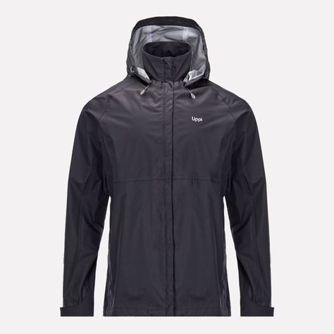 Chaqueta Hombre Alpine B-Dry Hoody Jacket Negro Lippi I22-0