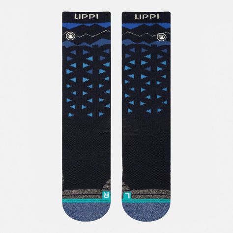 Calcetín Hombre Trekking Warm Socks Azul Marino Lippi I25-1