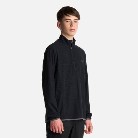 Polerón Teen Boy Mild Nano-F 14 Zip Negro Lippi-1