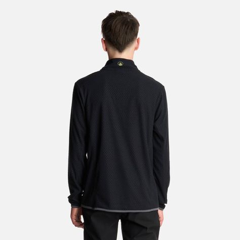 Polerón Teen Boy Mild Nano-F 14 Zip Negro Lippi-2