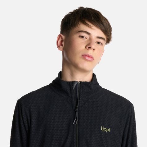 Polerón Teen Boy Mild Nano-F 14 Zip Negro Lippi-3