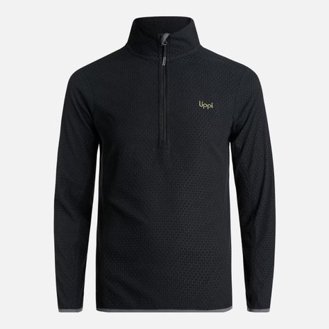 Polerón Teen Boy Mild Nano-F 14 Zip Negro Lippi-5