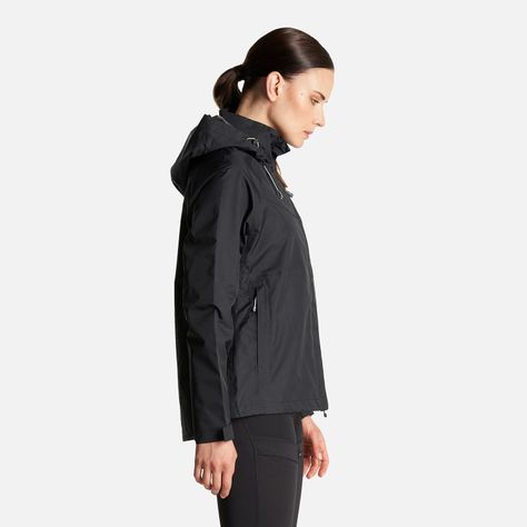 Chaqueta Mujer Alpine B-Dry Hoody Jacket Negro Lippi I23-3