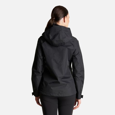 Chaqueta Mujer Alpine B-Dry Hoody Jacket Negro Lippi I23-4