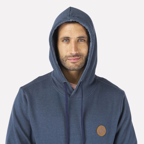 Poleron Hombre Canguro Azul Haka Honu-4