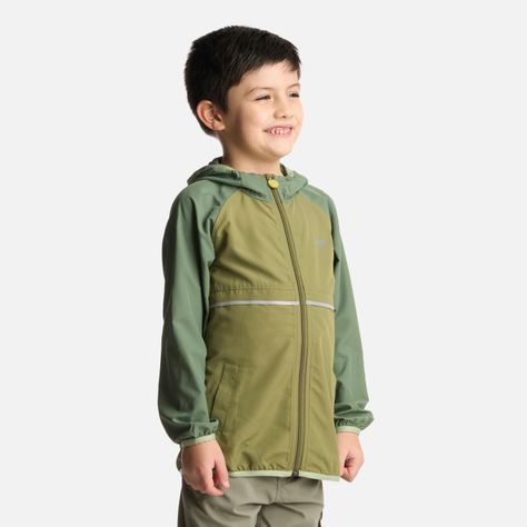 Chaqueta Niño Nightfall WindBreaker Hoody Jacket Verde Lippi-1