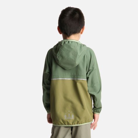 Chaqueta Niño Nightfall WindBreaker Hoody Jacket Verde Lippi-2