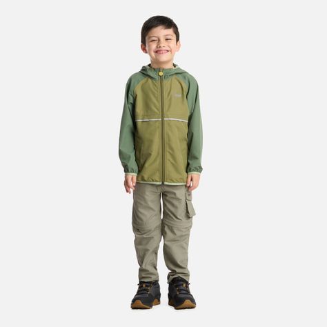 Chaqueta Niño Nightfall WindBreaker Hoody Jacket Verde Lippi-5