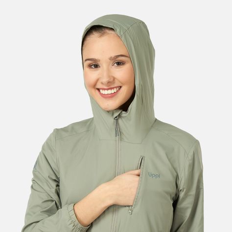 Chaqueta Mujer Spry Windbreaker Nano-F Hoody Jacket Laurel Lippi-3