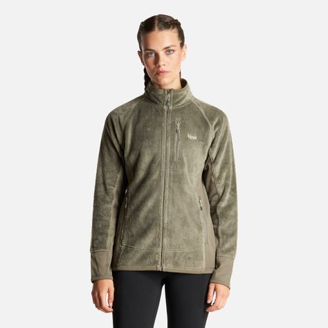 Poleron Mujer Numan Shaggy-Pro Jacket Laurel Lippi I23-1