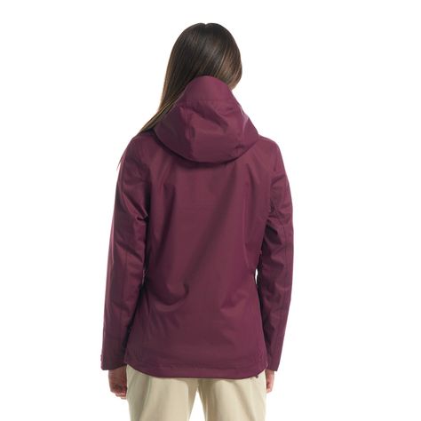 Chaqueta Mujer Tres Cruces Fusion-3 Hoody Jacket Vino Gris Oscuro Lippi-5