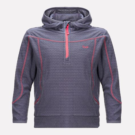 Poleron Niña Saltamontes Nano-F 14 Zip Hoody Azul Piedra Lippi-0
