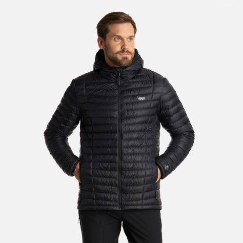 Chaqueta Hombre Peak Down Hoody Jacket Negro Lippi I25-0
