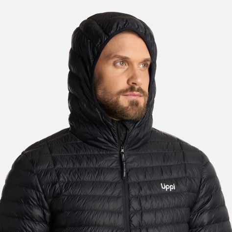 Chaqueta Hombre Peak Down Hoody Jacket Negro Lippi I25-3