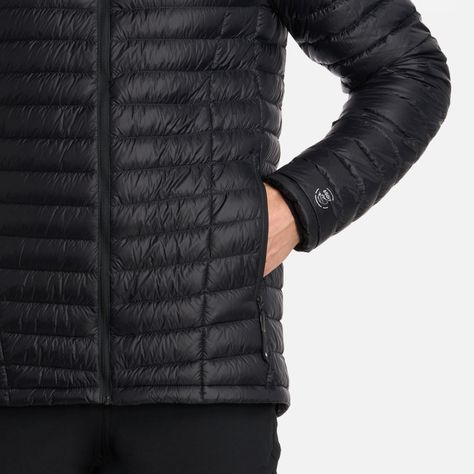 Chaqueta Hombre Peak Down Hoody Jacket Negro Lippi I25-4