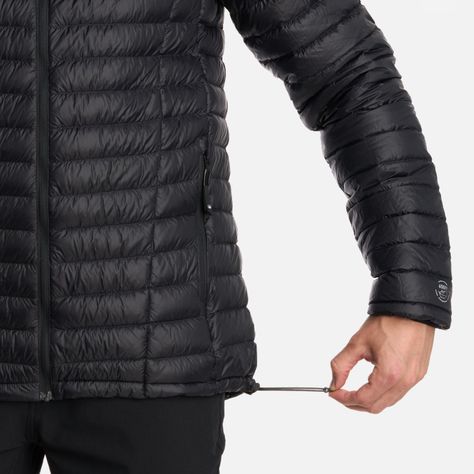 Chaqueta Hombre Peak Down Hoody Jacket Negro Lippi I25-5