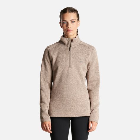Poleron Mujer Coronado ThermPro Pullover Melange Beige Lippi-1