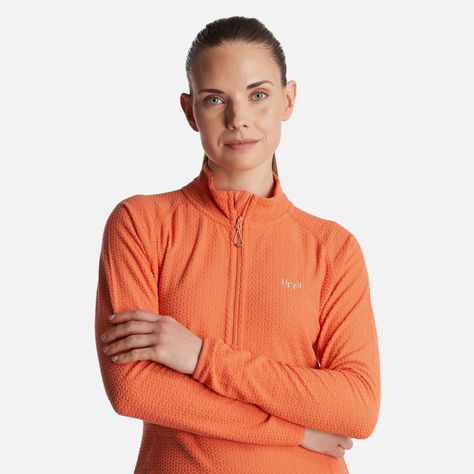 Poleron Mujer  Jacaranda Nano-F 14 Zip Salmon Lippi-4