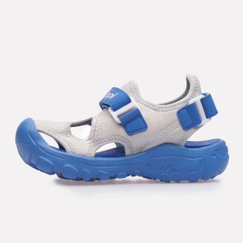 Sandalia Niño Go Out Again Kids Gris / Azul Lippi V25-1