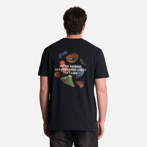 Polera Hombre Climb T-Shirt Negro Lippi-1