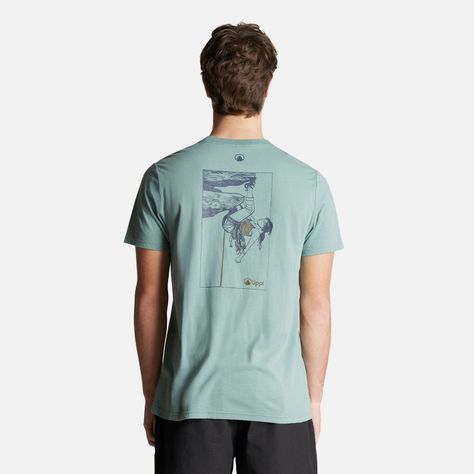 Polera Hombre Andes Rock Climbing T-Shirt Jade Lippi-5