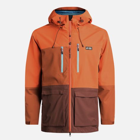 Chaqueta Hombre Viento Blanco Naranjo Oscuro Haka Honu-0