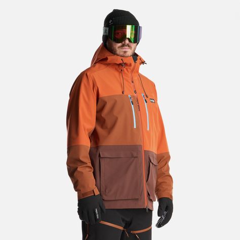 Chaqueta Hombre Viento Blanco Naranjo Oscuro Haka Honu-2