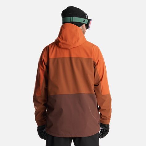 Chaqueta Hombre Viento Blanco Naranjo Oscuro Haka Honu-4