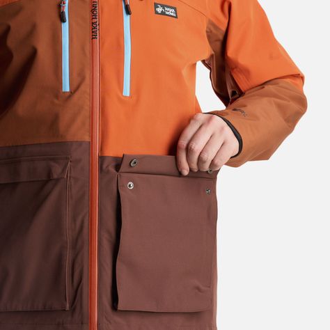 Chaqueta Hombre Viento Blanco Naranjo Oscuro Haka Honu-8