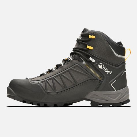Botín Hombre Bravo Evo Gris Oscuro Amarillo Lippi TT23-1