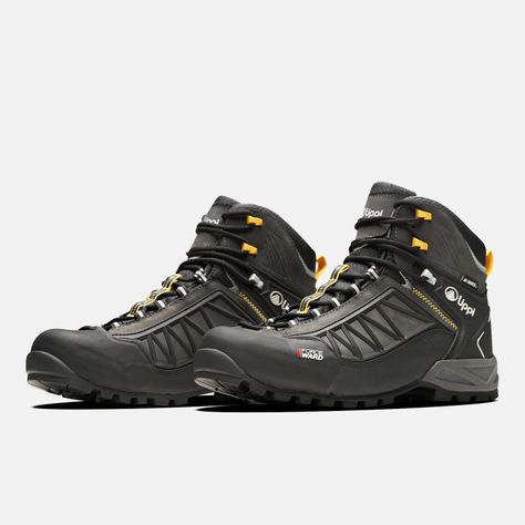 Botín Hombre Bravo Evo Gris Oscuro Amarillo Lippi TT23-3