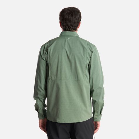 Camisa Hombre Rosselot Long Sleeve Q-Dry Shirt Jade Lippi-2