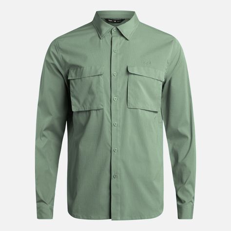 Camisa Hombre Rosselot Long Sleeve Q-Dry Shirt Jade Lippi-6