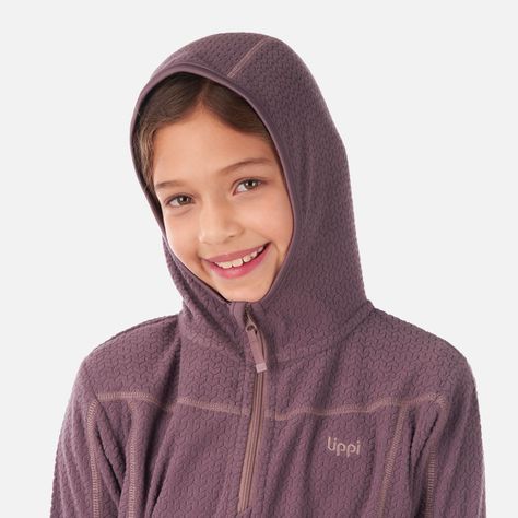 Poleron Niña Saltamontes Nano-F 14 Zip Hoody Malva Lippi-3