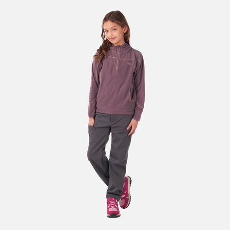 Poleron Niña Saltamontes Nano-F 14 Zip Hoody Malva Lippi-4