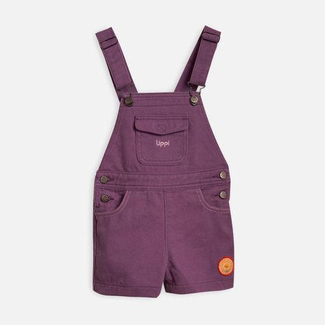 Jardinera Baby Girl CountrySide Overalls Malva Lippi-0
