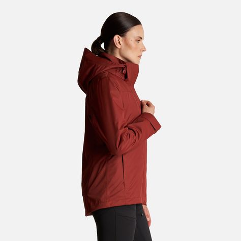 Chaqueta Mujer Tres Cruces Fusion-3 Hoody Jacket Vino/Crema  Lippi-3