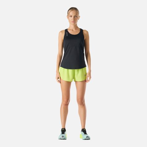 Shorts Mujer Built To Move 3" Shorts Verde Lima Vulcano-6