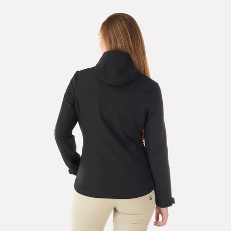 Chaqueta Mujer Seek Softshell Hoody Jacket Negro Lippi I22-2