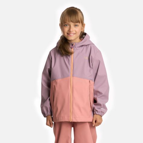 Chaqueta Niña Muddy B-Dry Hoody Jacket Malva Lippi I25-0