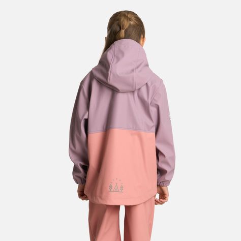 Chaqueta Niña Muddy B-Dry Hoody Jacket Malva Lippi I25-2