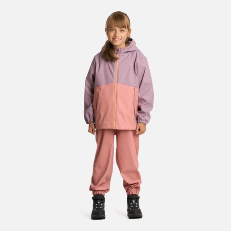 Chaqueta Niña Muddy B-Dry Hoody Jacket Malva Lippi I25-5