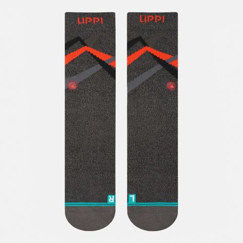 Calcetin Hombre Travel Walk Classic Socks Negro Lippi-1