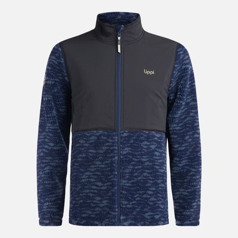 Chaqueta Hombre Glaciar Sherpa-Pro Jacket Print Azul Lippi-0