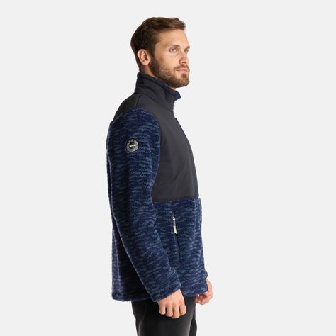 Chaqueta Hombre Glaciar Sherpa-Pro Jacket Print Azul Lippi-3