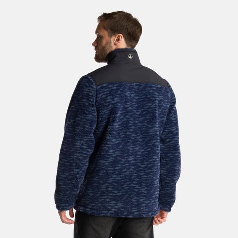 Chaqueta Hombre Glaciar Sherpa-Pro Jacket Print Azul Lippi-4