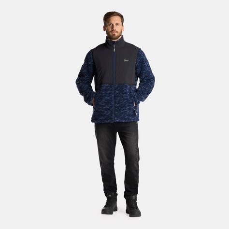 Chaqueta Hombre Glaciar Sherpa-Pro Jacket Print Azul Lippi-7